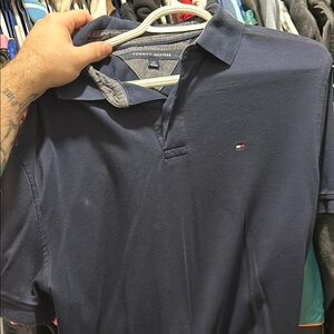Tommy Hilfiger Blue Polo Shirt Classic Design